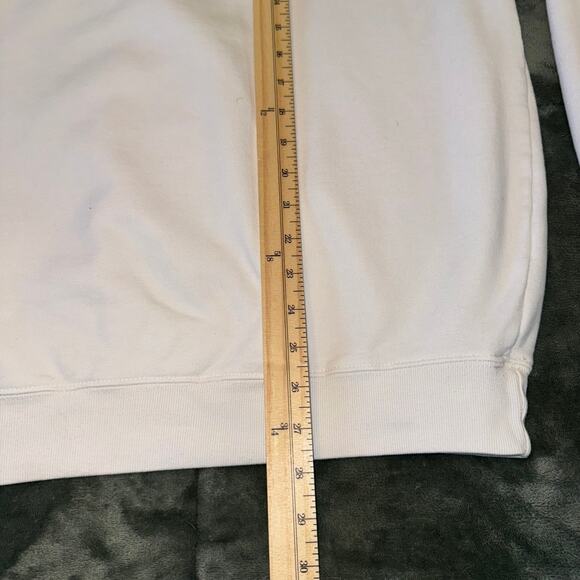 John Galt Brandy Melville Erica New York White Crewneck Sweater Size Large - Picture 9 of 10